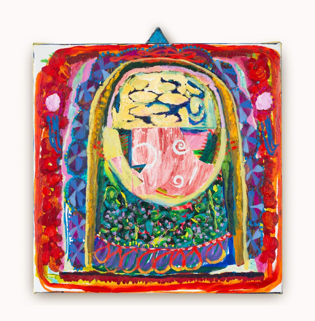 Untitled 2020
oil and acrylic on linen
500 x 500mm 