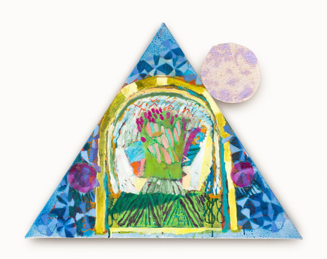 Untitled 2020
oil and acrylic on linen
500 x 500mm