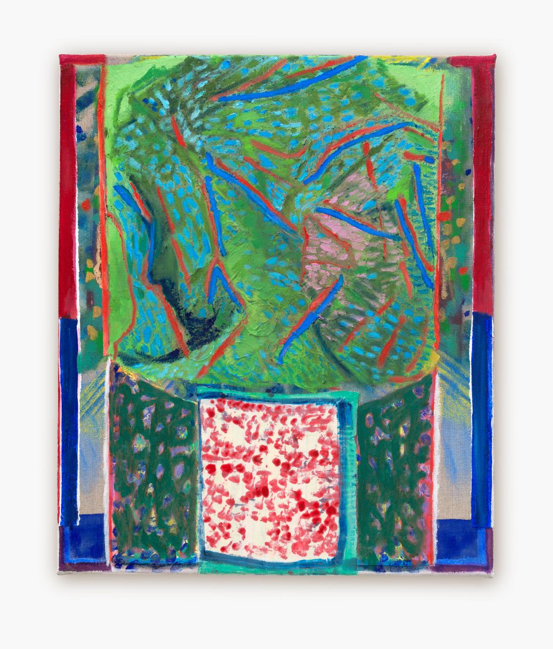 Future-tree, 2025
oil, acrylic and pastel on linen
650 x 550mm