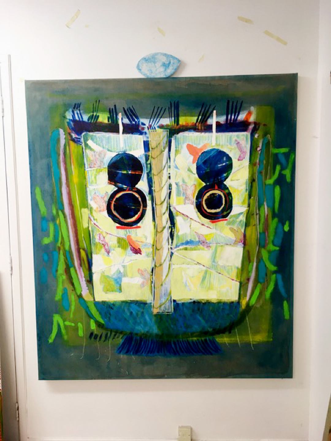 Untitled 2020
oil and acrylic on linen
1300 x 1500mm 